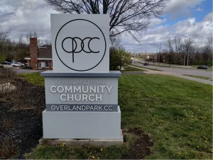 Kansas City Durable Custom Monument Signs CMP 022 OPCC monument sign 1 300x226